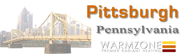 Warmzone Radiant Heat logo for Pittsburgh.